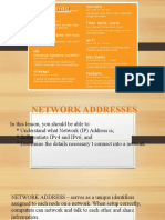 Network Addresses