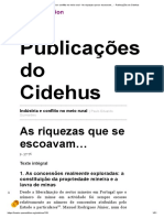 Indústria e Conflito No Meio Rural - As Riquezas Que Se Escoavam - Publicações Do Cidehus