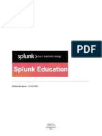 Splunk Education Student Handbook