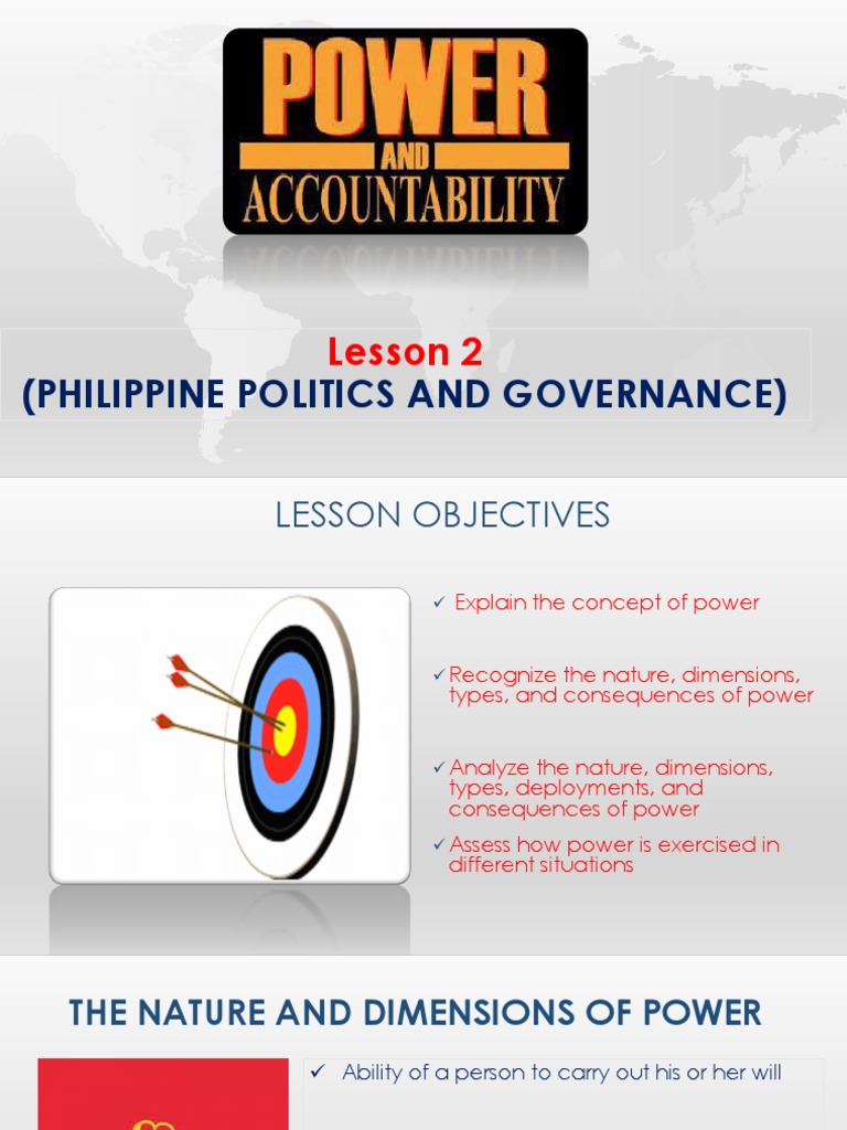 Understanding Power in Philippine Governance | PDF | Power (Social And ...