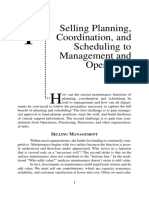 Selling Planning, Coordination, and Scheduling To Management and Operations