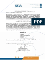 Convocação Assembleia Geral 25 Nov 2021