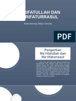 2 - Ma'Rifatullah Dan Ma'Rifaturrasul