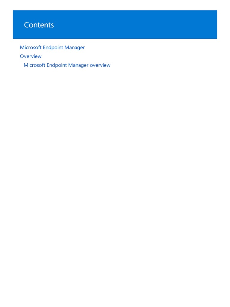 Microsoft Endpoint Manager Overview PDF Cloud Computing Active
