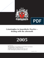 AAGBI05.09 Catastrophes in Anaesthetic Practice