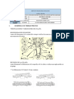 Medición de compresión de motor a gasolina