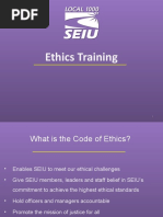 ETHICS by SEIU
