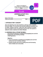 Department of Education: Learning Activity No.1 Quarter 2