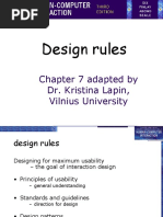 Design Rules: Chapter 7 Adapted by Dr. Kristina Lapin, Vilnius University