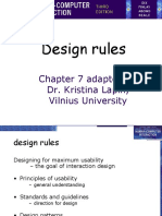 Design Rules: Chapter 7 Adapted by Dr. Kristina Lapin, Vilnius University