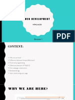 Web Development: HTML & Css