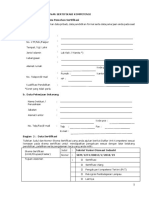 FR - Apl.01. Permohonan Sertifikasi Kompetensi Bagian 1: Rincian Data Pemohon Sertifikasi
