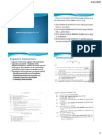 Exposure Assessment: Chemical Intake