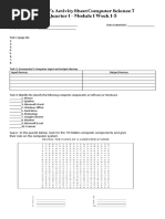 LAS - Computer Science 7 - Quarter 1 Module 1week 1-3