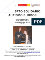 Concierto de cámara abril 2011_Autismo Burgos