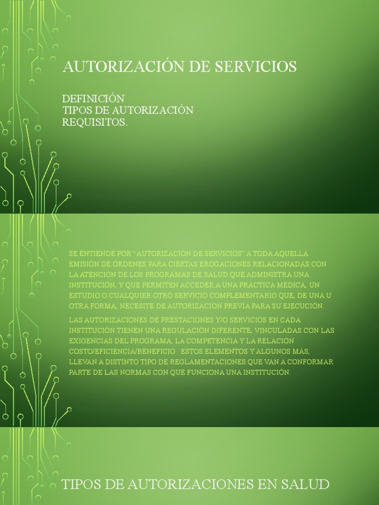 Tipos y Proceso de Autorización en Salud | PDF | Usuario (informática)