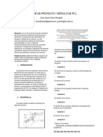 Informe de Proyecto Módulo de Programacion PLC