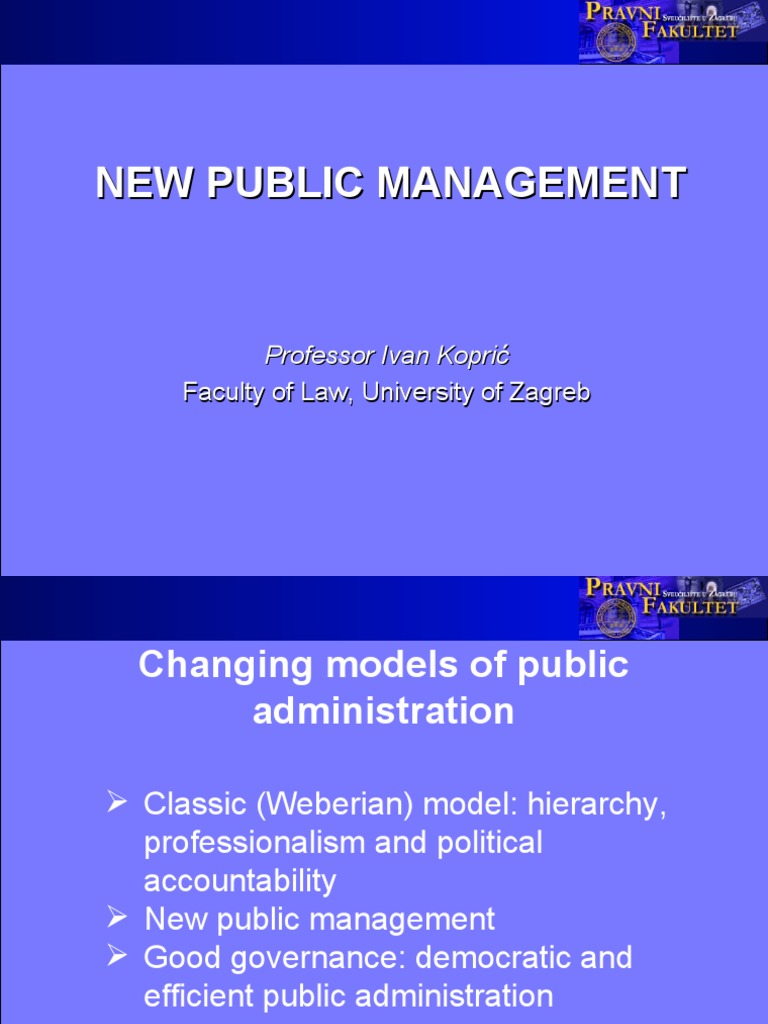 New Public Management Overview | PDF