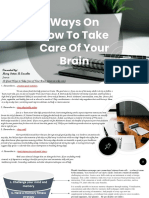 How To Take Care of Your Brain - Casalta