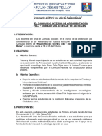 Bases para El Concurso de Argumentación Sobre La Vida y Obra de Julio César Tello.