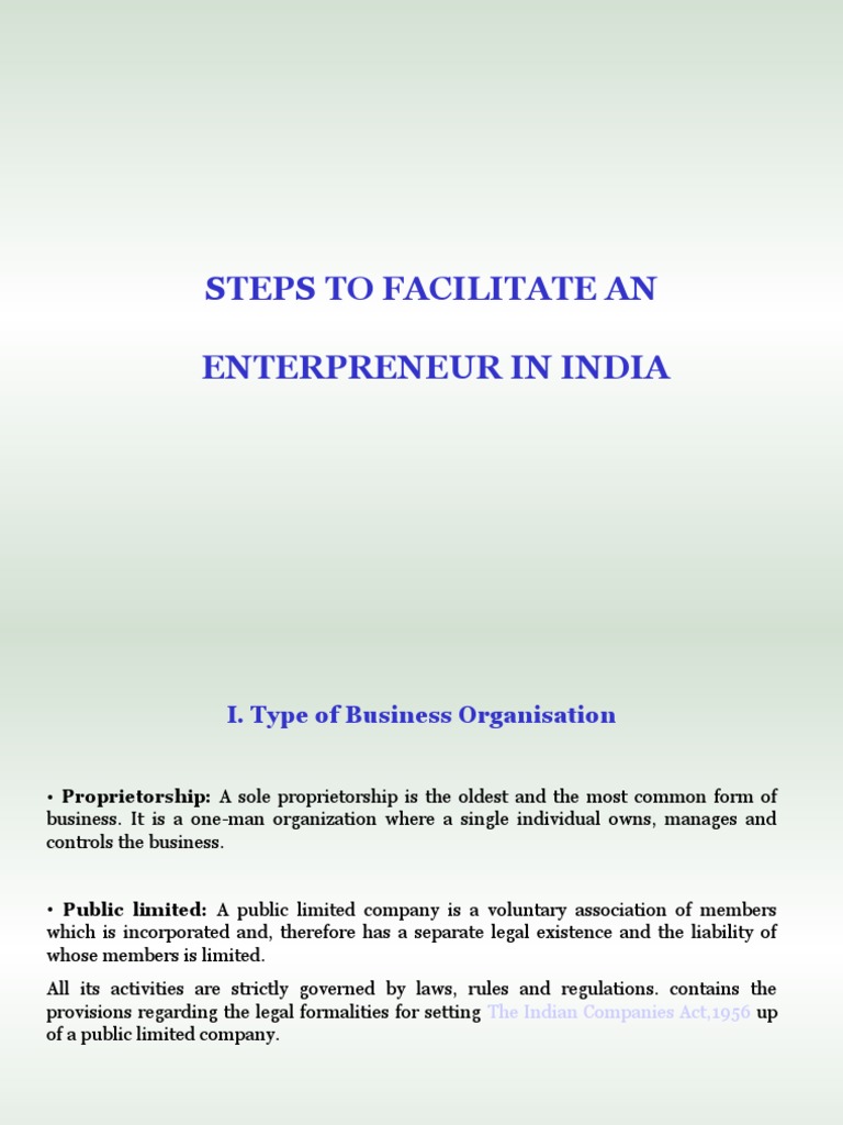 Guide to Starting a Business in India | PDF