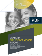 Energy Convertors' Oakland Student Voice Report 2020-21