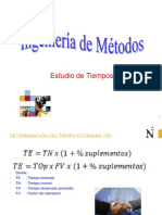 Estudio de Tiempos - Determinacion Del Tiempo Promedio