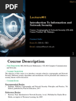 Lecture#01 - Introduction To Information Security COncepts