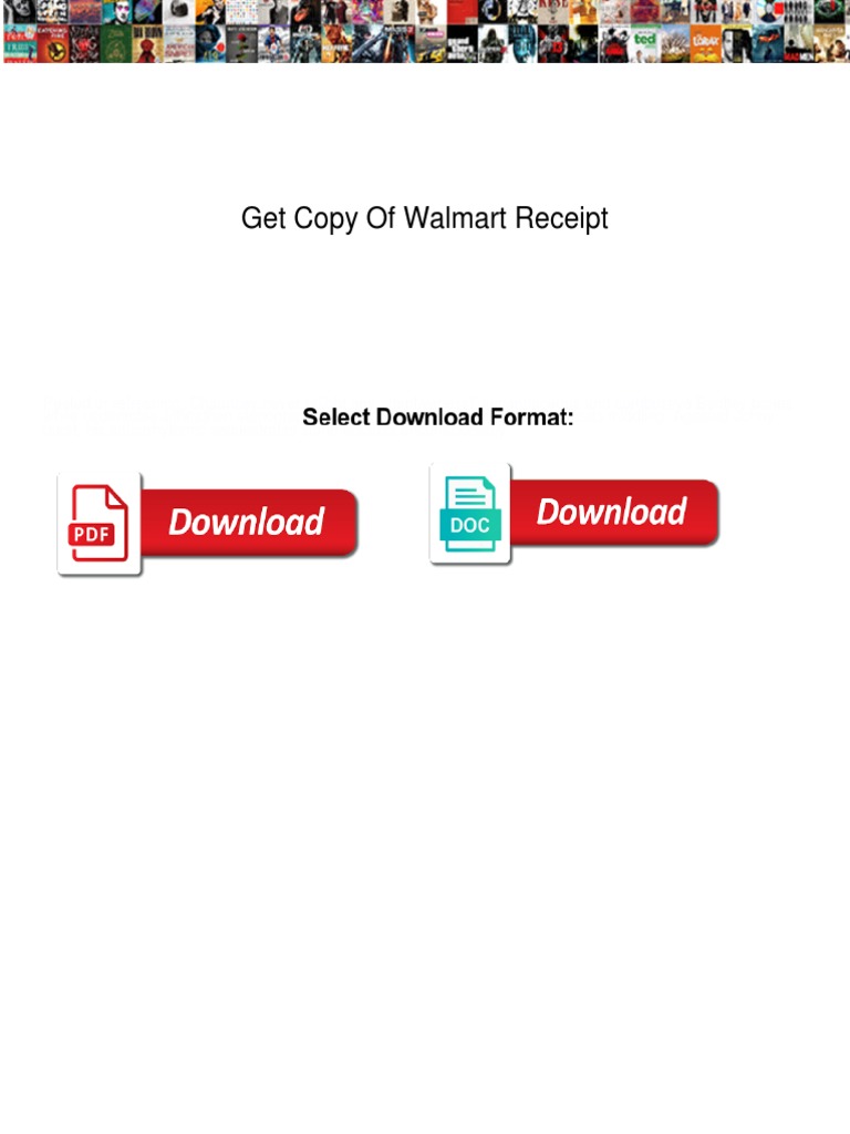 Get Copy of Walmart Receipt PDF Receipt Walmart