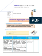 DIA 3 SESION DE APRENDIZAJE Indagamos Sobre Algunos Componentes de Las Gaseosas y Sus Efectos en La Salud.