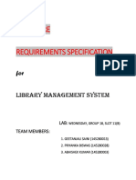 Software Requirements Specification: LAB Team Members