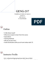 GENG-207: Probability and Statistics For Engineers Lecture # 1 Fall 2021/2022 Dr. Daoud Kiomjian