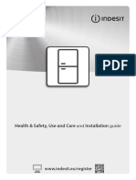 Health & Safety, Use and Care and Installation Guide: WWW - Indesit.eu/register