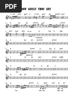How Great Thou Art Lead Sheet