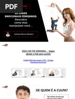 LIVE Jogos Emocionais Femininos