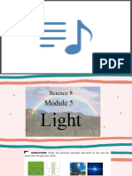 Science 8 Module 5: Light Properties
