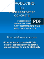 Introducing Fibre Reinforced Concrete