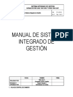 MA-GER-01 Manual de Sistema Integrado de Gestión