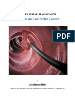 Comprehensive Colorectal Cancer Research With Suitable Methods For Diagnosing and Testing