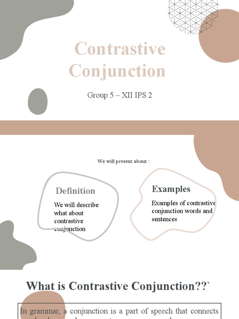 Understanding Contrastive Conjunctions | PDF | Sentence (Linguistics ...