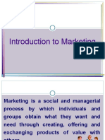 Introduction To Marketing