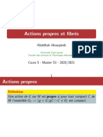 Cours 5 Actions Propres Fibrés