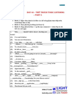 Day 44 - TOEIC Listening - Part 2