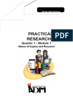 Prac. Research Module 1 Online