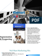 Segmentation and Sales Processes of Walmart and Maruti Suzuki 