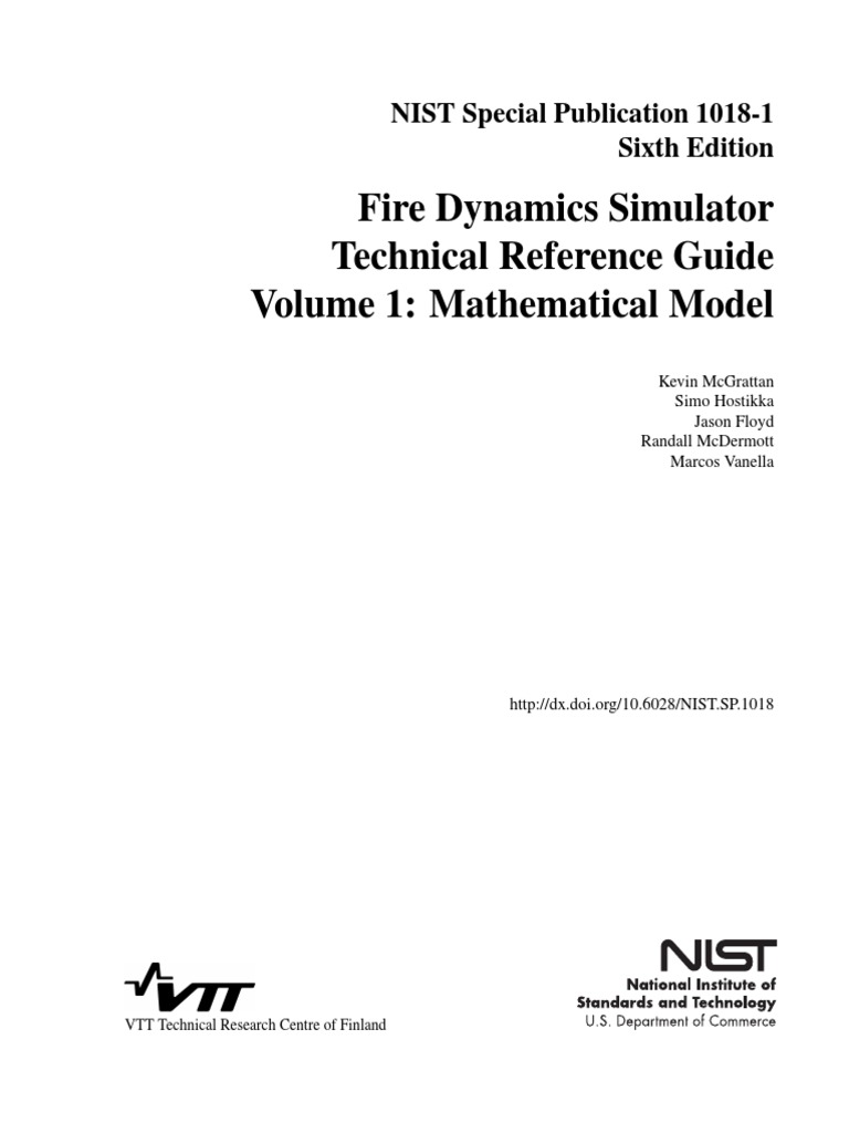 Fire Dynamics Simulator Technical Guide | PDF | Heat Transfer ...