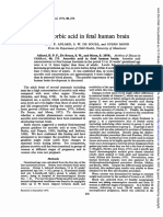 Ascorbic: Acid in Fetal Human Brain