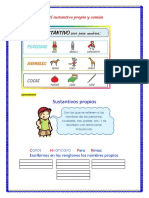 Sustantivo Propio y Común