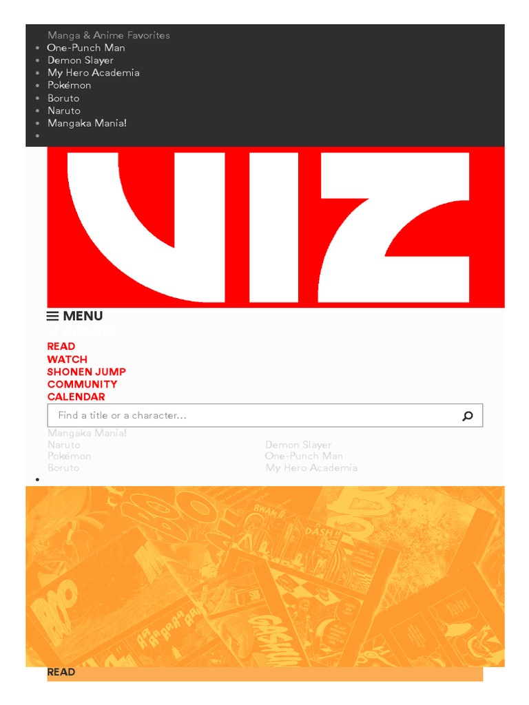 VIZ Read The Best Manga | PDF | General Fiction