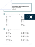 Producto de Potencias de Igual Base: Ejemplos